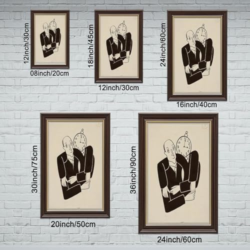 Impression giclée de Christina Malman décoration murale homme horloge - 2