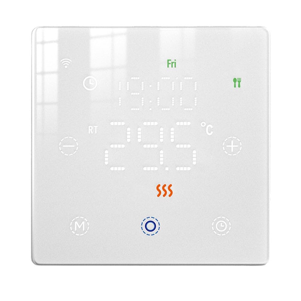 Thermostat Wi-Fi noir numéro d'article UUU0481460002 Thermostat économe en énergie (noir)