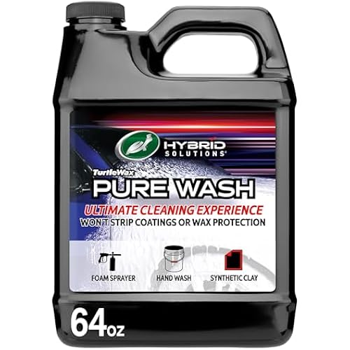 Turtle Wax Pure Wash Foaming pH Neutral Car Soap, 64 oz. (Pack of 1)