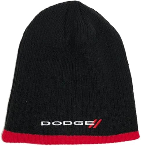 Dodge Gorro de punto para hombres o mujeres Gorro de punto con diseño multicolor, Multi