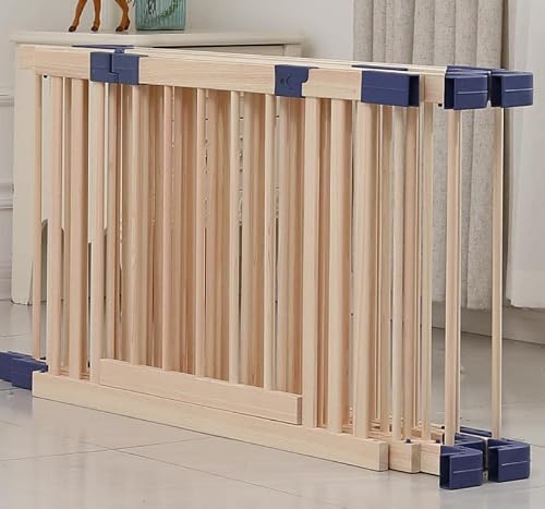 Wooden Baby Playpen Fence Play Pen Play Yard Gate , Kids Baby Play Area Fence With Door,Baby Safety Play Birthday Gift(120X160X61Cm) #TOP7