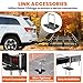 XTHAPY 1250 LBS Trailer Hitch Cargo Carrier with Ramp, 54