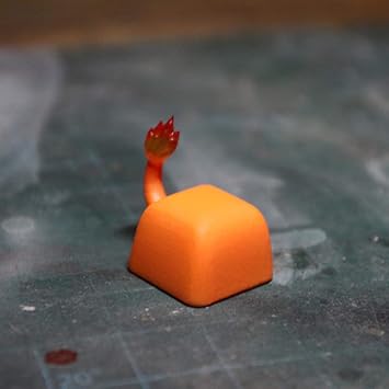 Little Fire Dragon Frog Seed Design Resin Keycaps for Cherry Mx Switch Mechanical Gaming Keyboard Use SA R1 LittleFireDragon