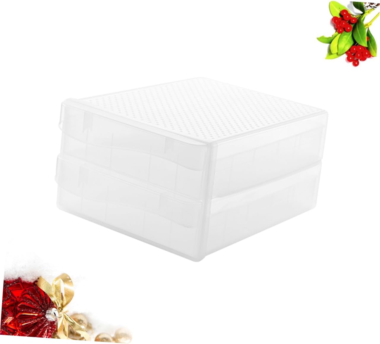 DOITOOL Plastic Egg Organizer Tray Egg Holder for Refrigerator Dumpling Storage Box Home Kitchen Use Easy Access