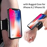 Comfortable Fit: Made of premium material, it is lightweight, breathable and comfortable to wear. High quality soft stretchy and reliable strap secures the phone to your arm/wrist and allows you to workout and move in comfort, never worry about dropping your phone. it makes it possible to play game, watch videos and read eBooks completely hands free!
