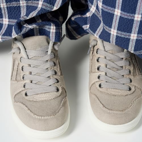 Image of Sundays Canvas Sneakers Women - Memory Foam Insole with Breathable Canvas Shoes for Women Footwear - Non-Slip with Lightweight and Comfortable Womens Sneakers