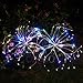 Amashop Outdoor Solar Garden Lights，105 LED Solar Powered Decorative Stake Landscape Light DIY Flowers Fireworks Stars for Walkway Pathway Backyard Christmas Party Decor 2 Pack（Mulit-Color）