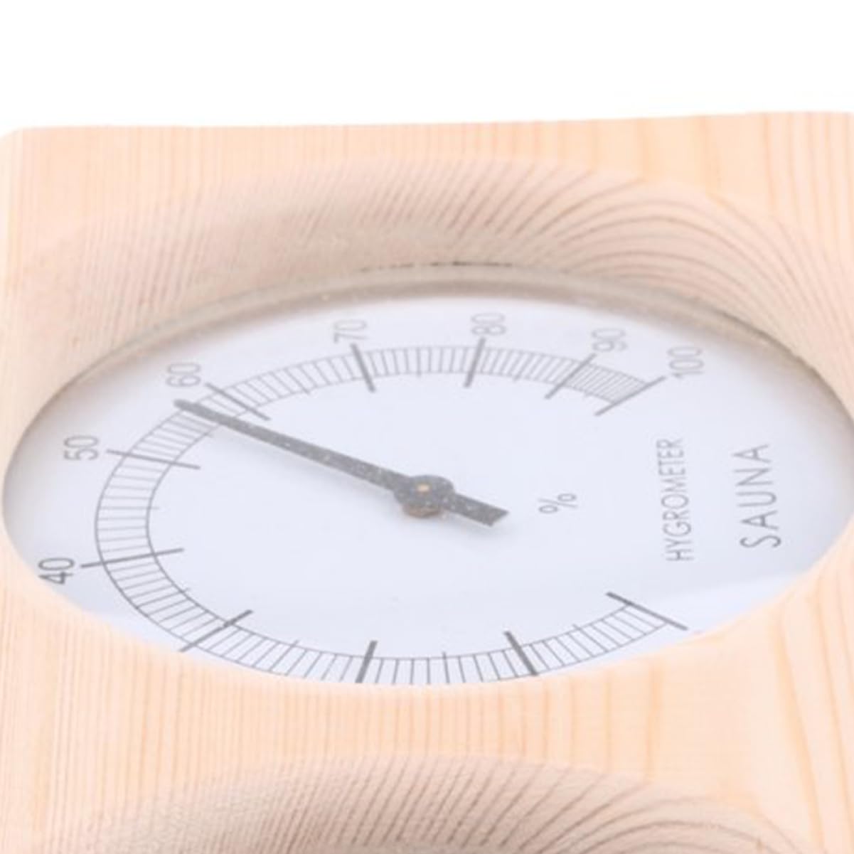 BESPORTBLE Digital Hygrometer Bathtub Thermometer Mini Hygrometer Mini Hygrothermograph Bathtub Accessories Digital Temperature Gauge Temperature and Humidity Meter Bamboo Wooden
