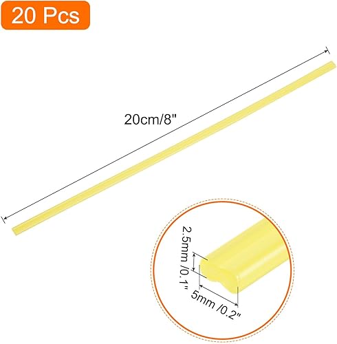 Miniatura 2 de MECCANIXITY 20 varillas de soldadura de plástico de 8 pulgadas, tiras de soldadura PP, varillas de soldadura para parachoques de automóvil,