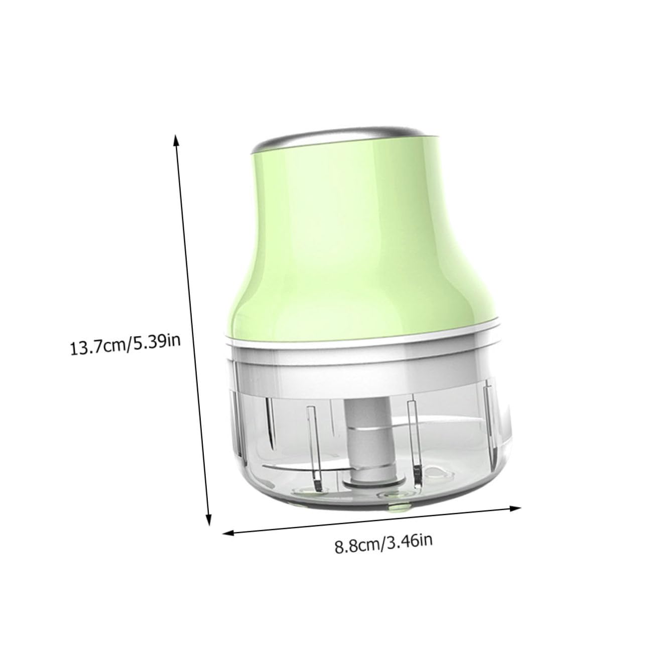 Cabilock 1PC USB Rechargeable Electric Garlic Press Mini Garlic Masher with Compact Design for Multi Purpose Chopper for Food More