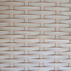 Cesto de roupas sujas mais lixeira de fibra sintética (vime)
