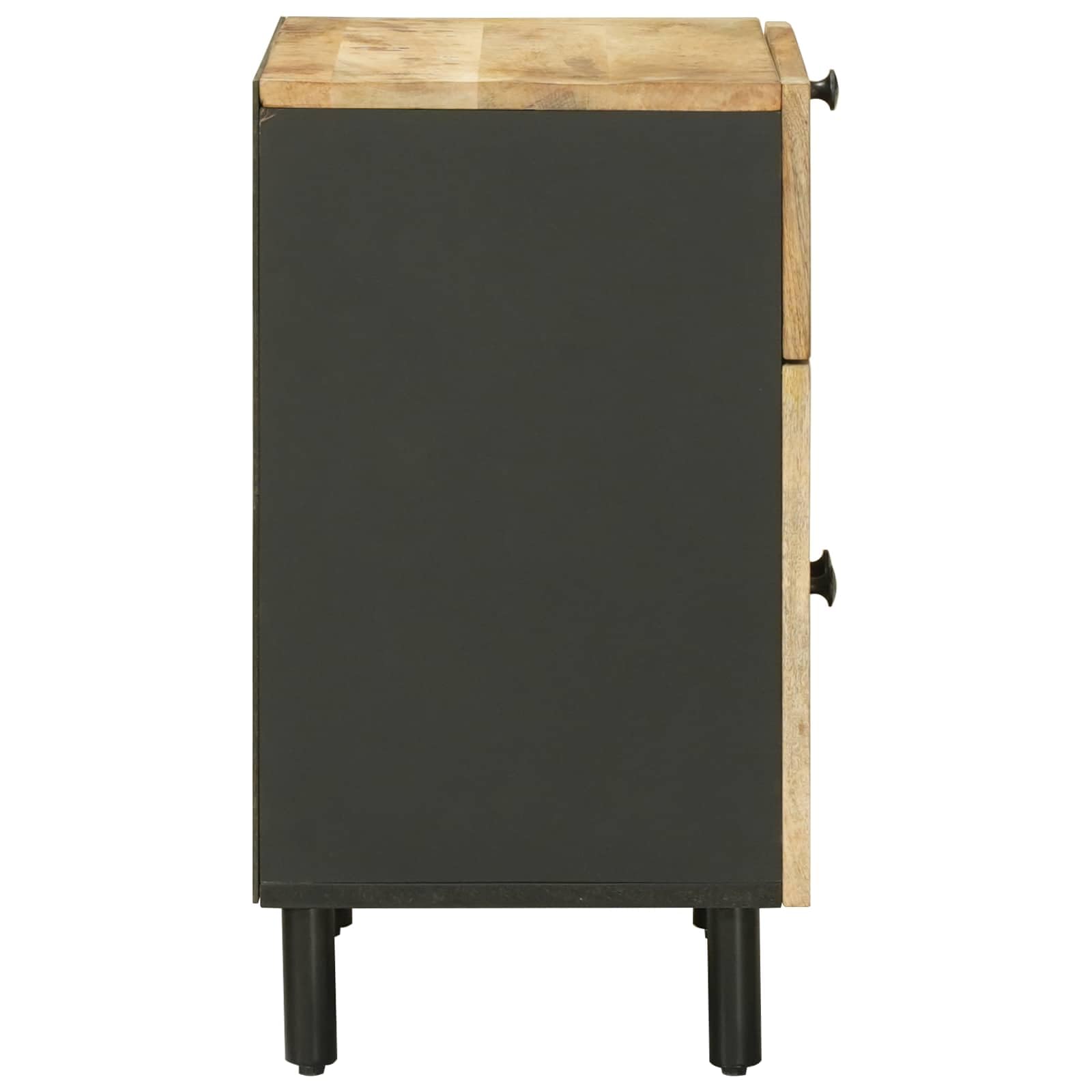 Table de chevet en bois de manguier 50 x 33 x 60 cm