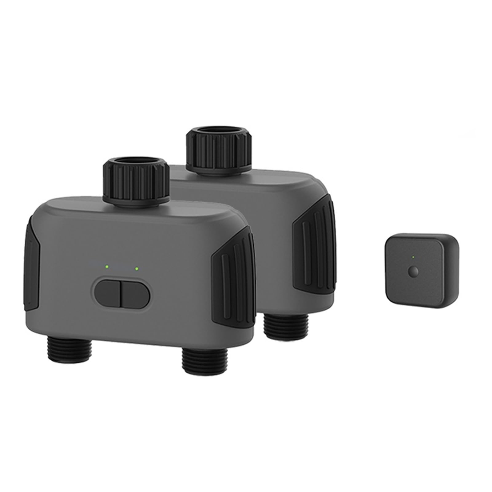 WIFI Podlewanie Ogrodu Timery 2 Wylot Inteligentny Zraszacz Kontroler Nawadniania Kropelkowego Zawór Wody Opóźnienie Deszczu Programowalne Kontrolery OszczęDność Wody(2PCS Timers-HUB)