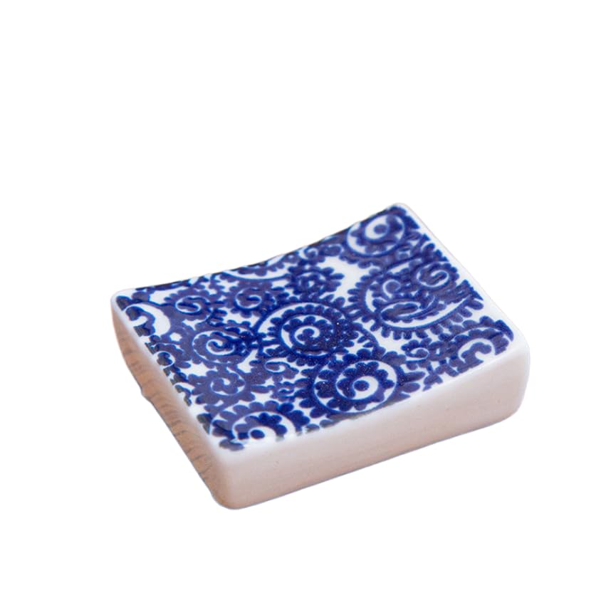 MRKU Poggia Bacchette, Porta Bacchette, Grazioso Supporto per Bacchette da Ristorante e Cucchiaio per Cucina, 6 Pezzi di stoviglie in Ceramica, Decorazioni per la tavola di casa e Hotel.