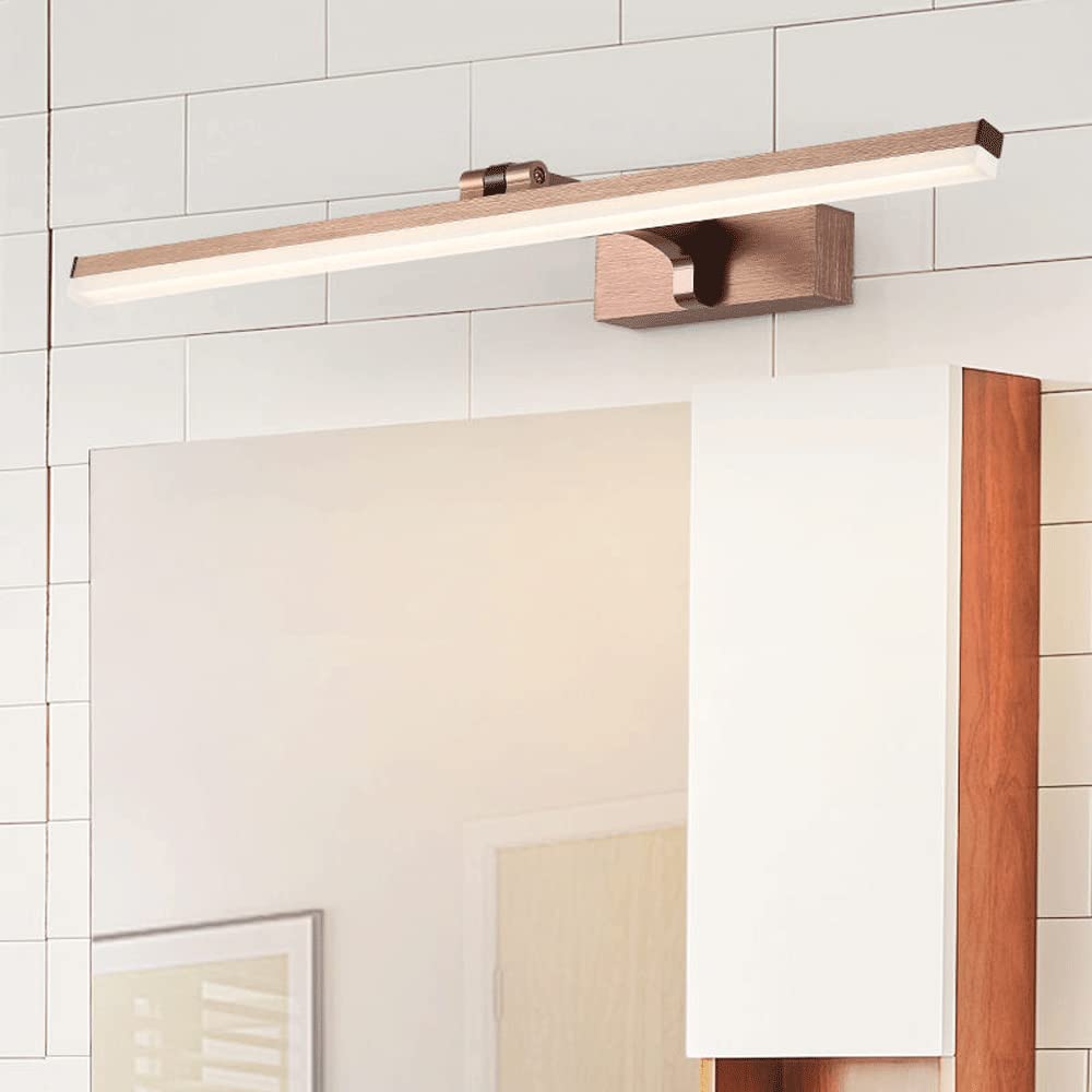 Lámpara de Pared LED Ajustable para baño, giratoria 180°, con luz para Espejo de tocador, iluminación Moderna para Maquillaje, para frentes de armarios, inodoros y vestidores. Ilum