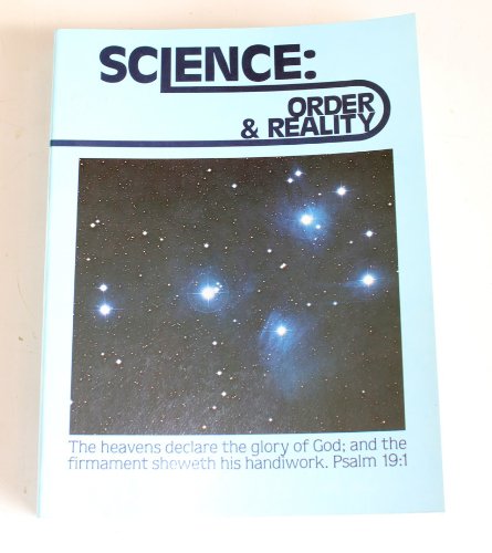 Science: Order & reality (Beka Book science ser... B0006YV29S Book Cover