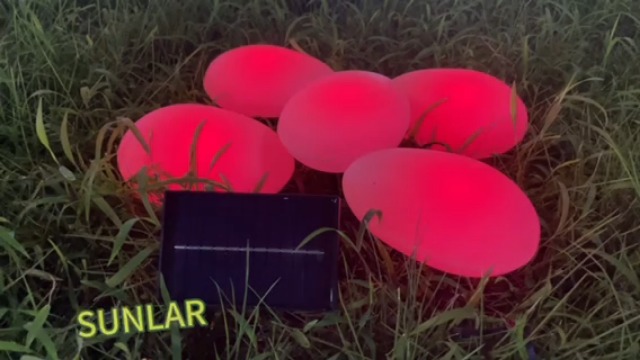 Watch Sunlar Solar Pebbles Lights Rocks stones Color changing on Amazon ...