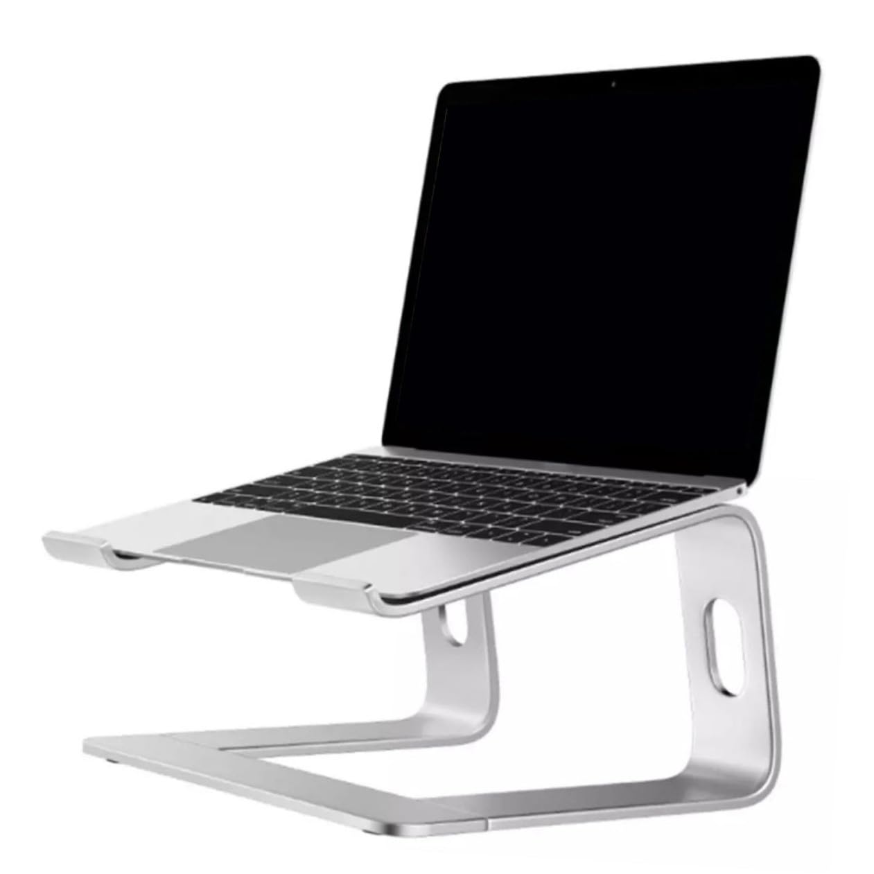 KOMBIUDA Soporte De Ordenador Portátil De Aluminio Ventilado Soporte Portátil para Laptop Base Ligera y Resistente Almohadillas Antideslizantes para Oficina Hogar