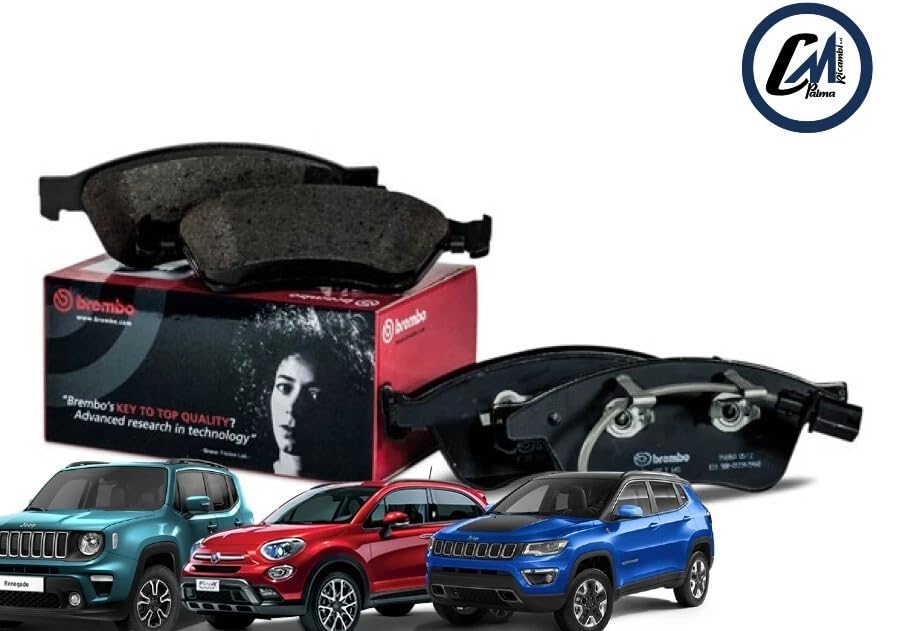 KIT PASTIGLIE ANTERIORI BREMBO P23164 PER JEEP RENEGADE COMPASS FIAT 500X 77368577