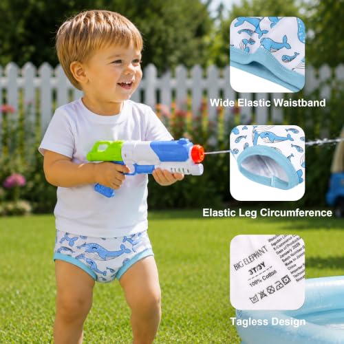 Image of BIG ELEPHANT Toddler Potty Training Underwear, Cotton Training Pants