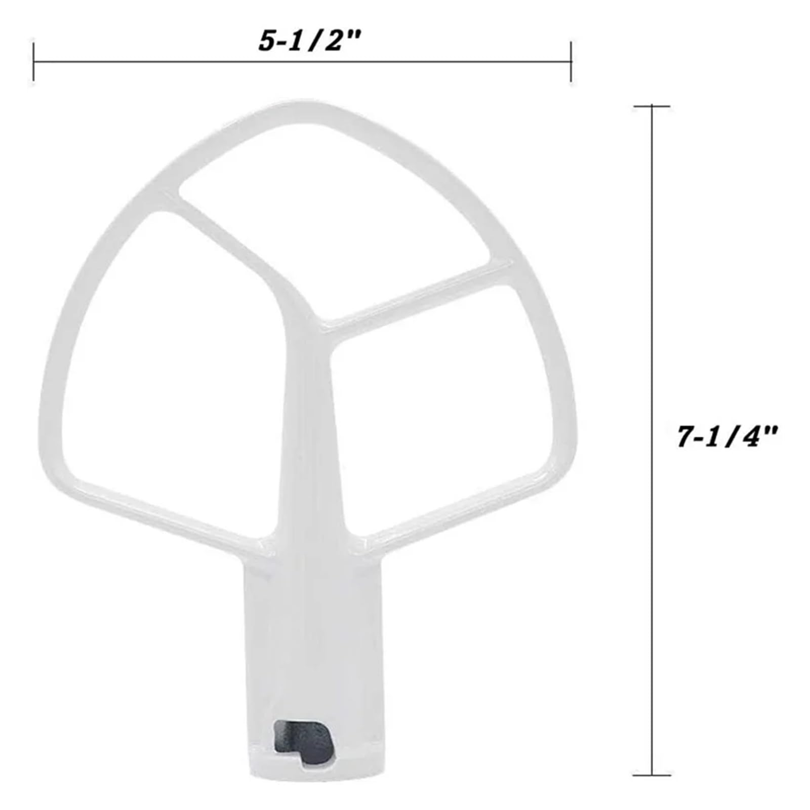 Genérico Batidor Plano, Compatible con Kitchenaid