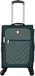Swiss Traveller Spinner Luggage Suitcase - Soft Side Luggages - Multiple Color Options and Sizes (Mint Green, 20 in)