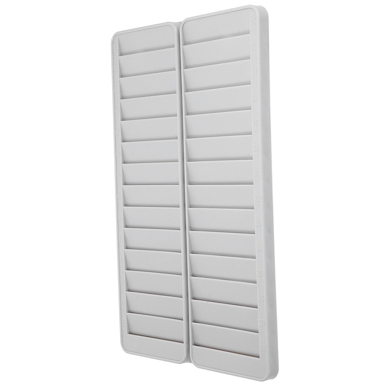Estante de almacenamiento para tarjetas de plástico clasificador de pared para naves industriales