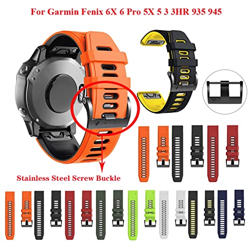 Bracelet Easyfit 26mm noir militaire avec système de fixation rapide - 2