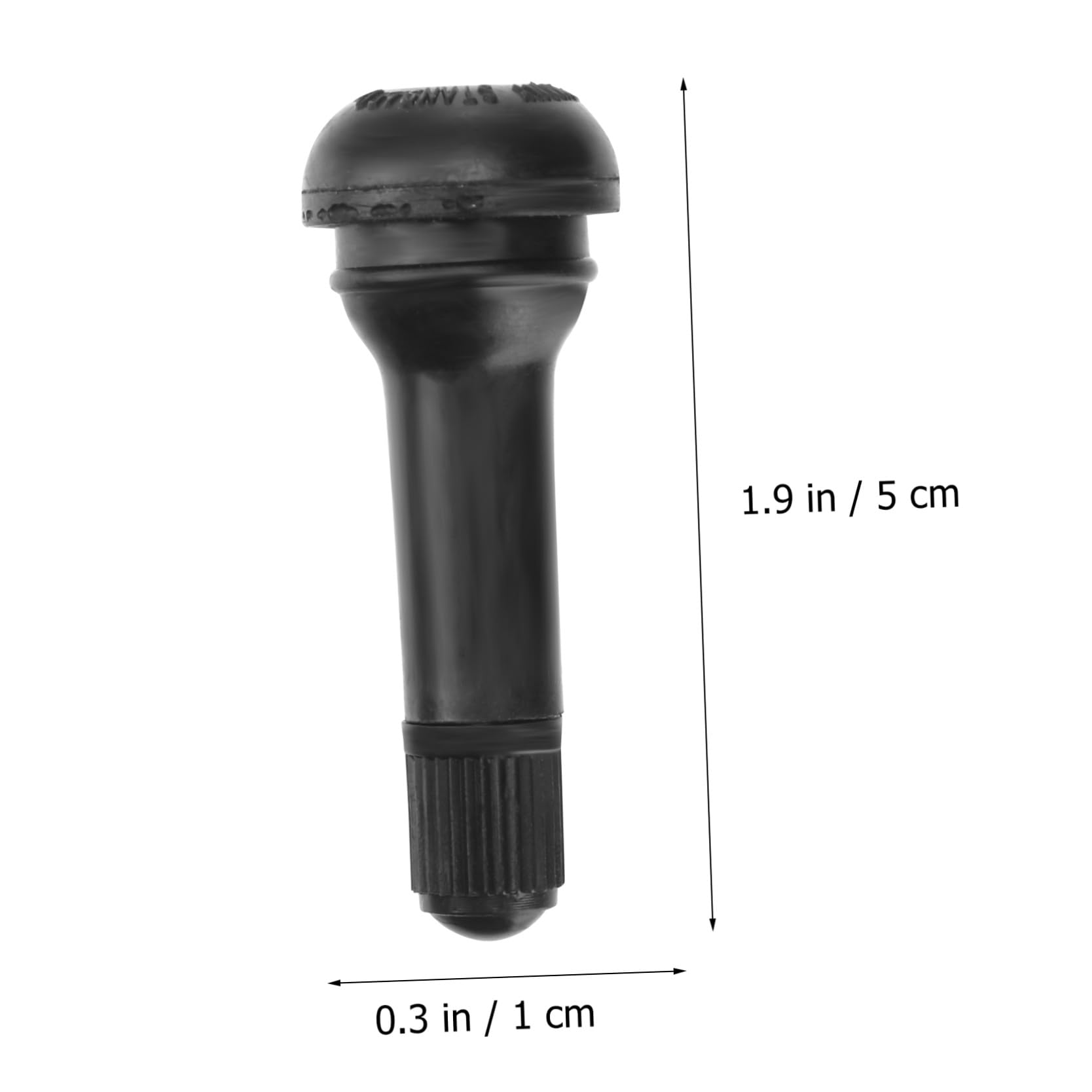 Tige de Valve Tr414 en Caoutchouc et Alliage de Zinc, Lot de 100 Pièces