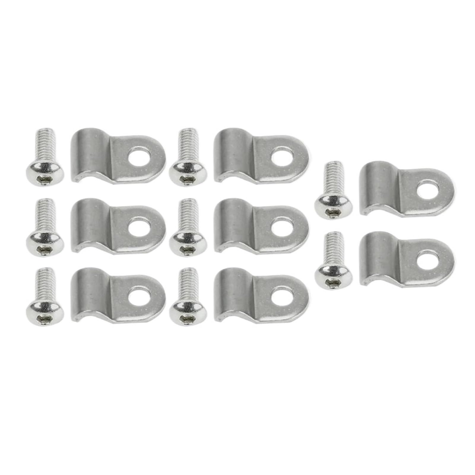 Abrazaderas de línea de freno 3/16 acero inoxidable para Street Rod 48 uds