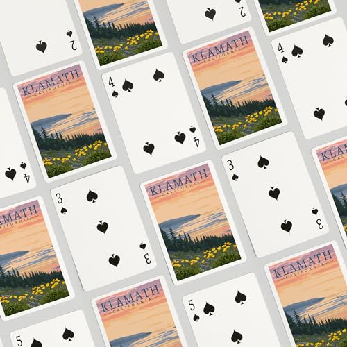 Lantern Press Klamath, California, Juego de 52 Cartas Poker miniatura 4