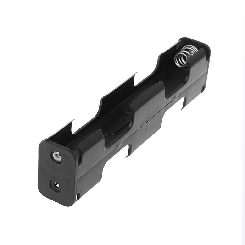 Battery Box Long Strip 4x AA For Case Holder 9V Double Side Back Storage 6V Button Container Soldering Connecting