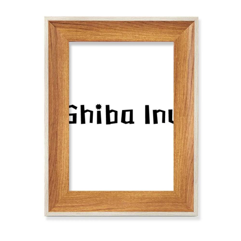 Shiba inu cadre de photo bois bureau affichage tableau art peinture lot de plusieurs pièces