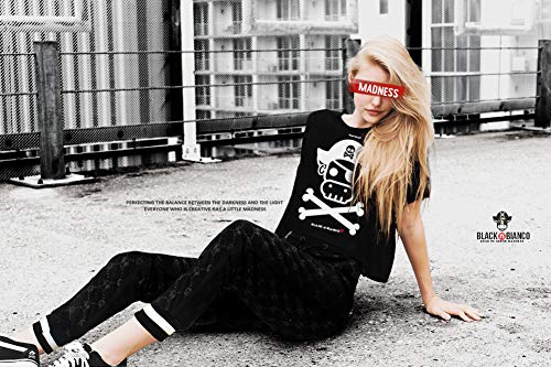 Black n Bianco Mens Womens Sweatpants Trouser Joggers Presented by Baby Milan Unisex Fit2