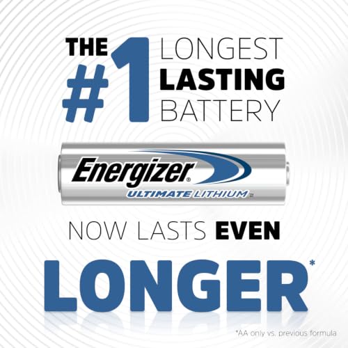 Energizer Ultimate Lithium AA Batteries (8 Pack), 1.5V Lithium Double A Batteries - Image 4
