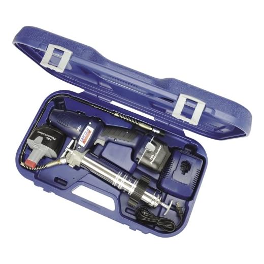 Lincoln Industrial 18V BATTERY OPERATED GRESE GUN DUAL BATTERY, 1844