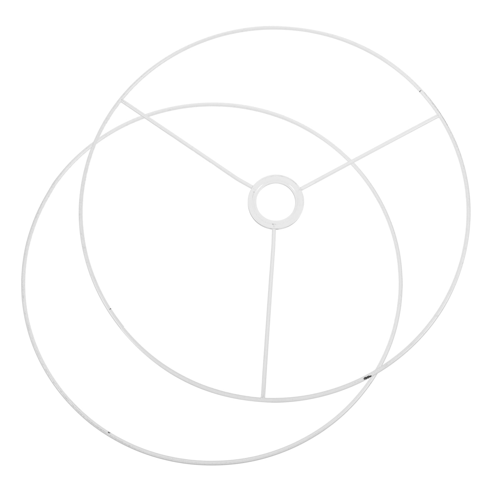 Balacoo Diy Lampshade Frame Metal Pendant Light Frame Round Chandelier Bracket E27 Socket Easy Install