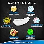 Mens Face Moisturizer Cream - Anti Aging & Wrinkle for Men with Collagen, Retinol, Vitamins E, Jojoba Oil - Face Lotion - Age Facial Skin Care - Eye Wrinkle - Day & Night - 4 oz - Image 3