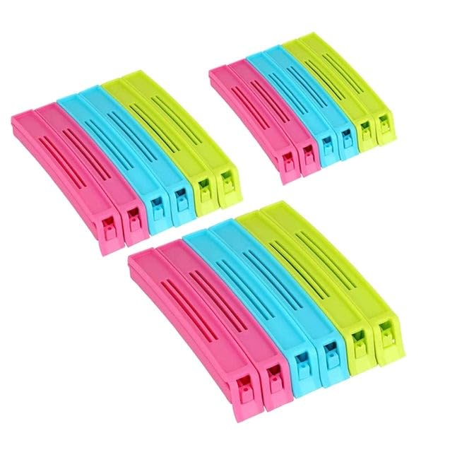 ATEVON Multipurpose Food and Snack Bag Clips (Set of 18, Multicolor) – Plastic Sealers for Freshness and Secure Storage (B0CV4BVRQS) Amazon Price History, Amazon Price Tracker