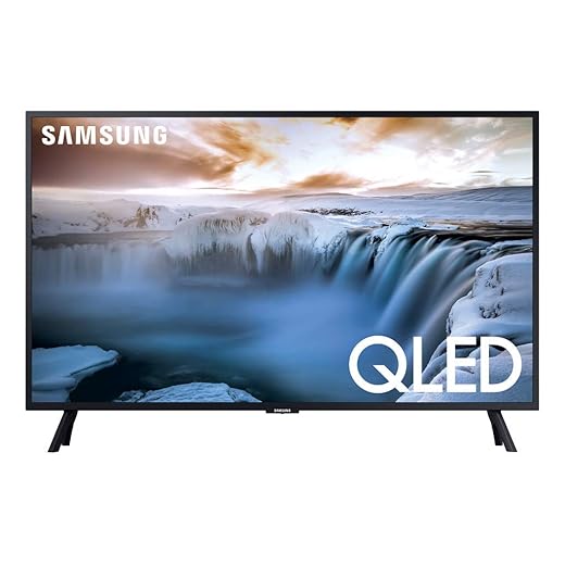 SAMSUNG QN32Q50RAFXZA Flat 32" QLED 4K 32Q50 Series Smart TV (2019 model)