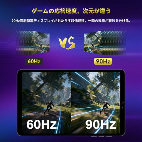 【ゲーミングタブレット】BNCF タブレット 8インチ Android 15、MTK Dimensity 7300、8コア、20GB+256GB+1TB拡張、8.4" FHD IPS 1920x1200、90Hz高リフレッシュレート、5MP+20MP、4G LTE+Wifi 6E+BT 5.4+GPS+6軸ジャイロ、6050mah