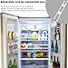 Yourkar 4 PCS Double RV Refrigerator Bar, 15.8-27.6 Inches Metal Non-Slip Adjustable RV Fridge Tension Rods, RV Fridge Bars for Holding Food Drinks in Place, Car Accessories