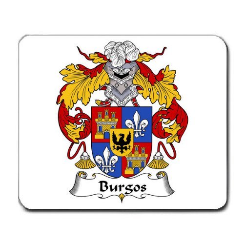 Burgos Family Crest Coat of Arms Mouse Pad