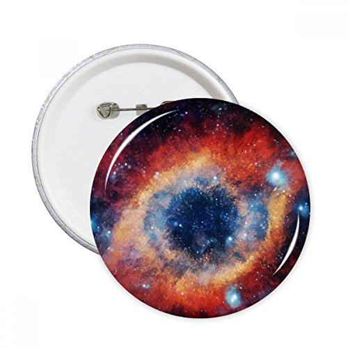 Broches rondes nébuleuse colorée lot de 5 badges de taille L pour customiser les vêtements