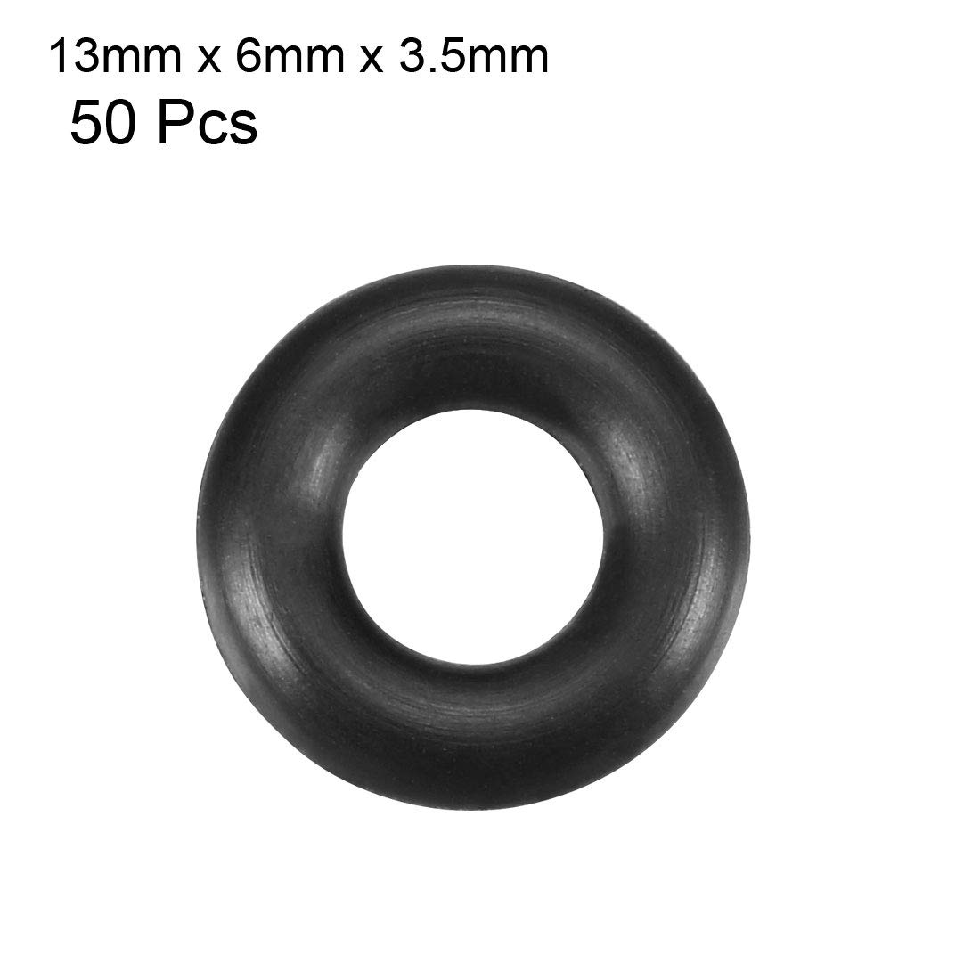 Uxcell Nitrile Rubber O-Rings, 5mm OD 3mm ID 1mm Width, Metric Seali