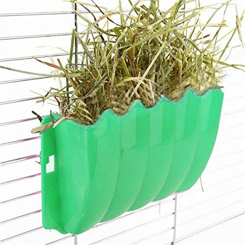 Portable & Cage Attach Hay Rack/Grass Feeder/Holder for Rabbit/Guinea Pig/Ferret (Green) (B07CGDX1MK) Amazon Price History, Amazon Price Tracker