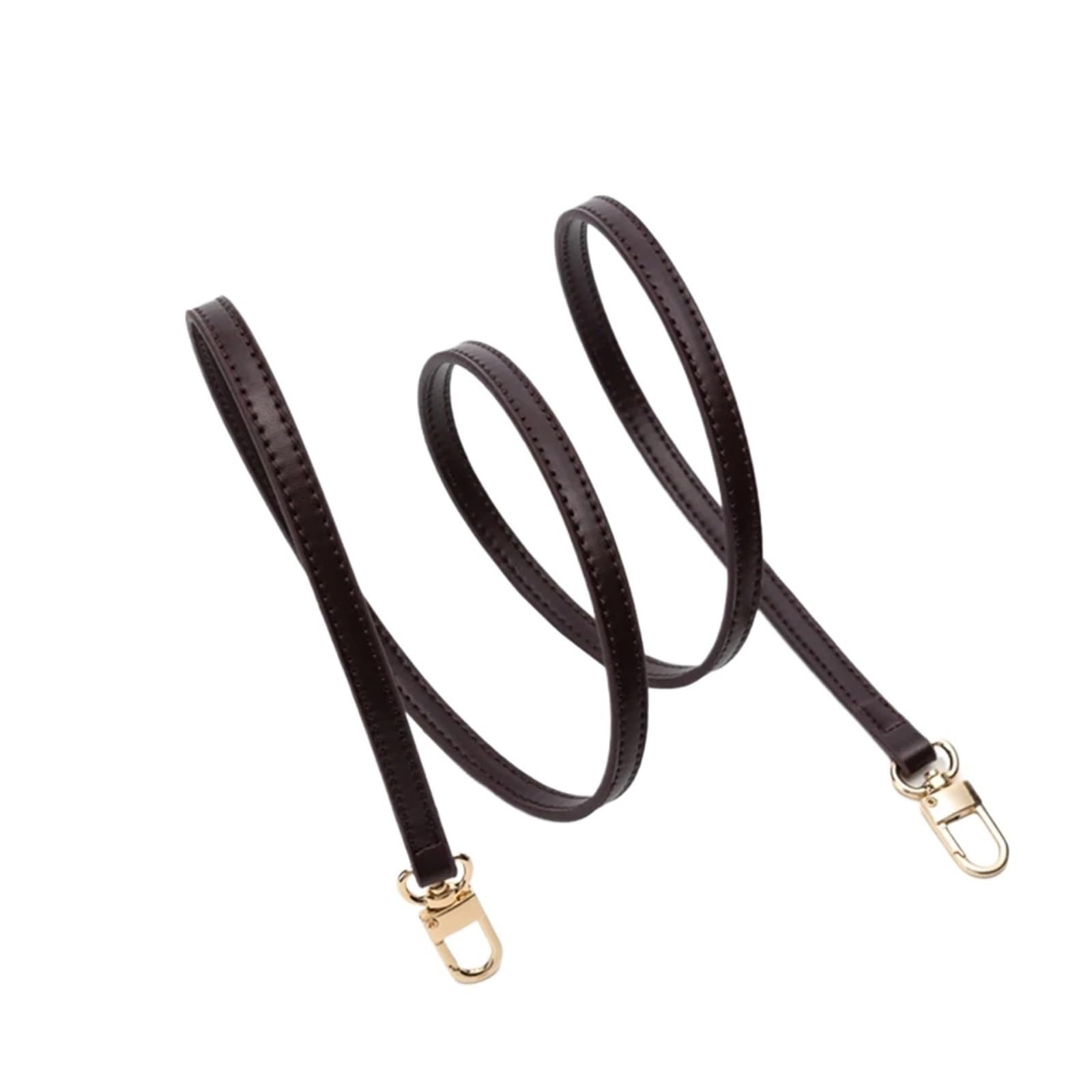 YUSUZH 2pcs Bag Chain Women Strap Handbag Handle Shoulder Crossbody Leather Replacement Accessories for Small Bag(Coffee,120cm)