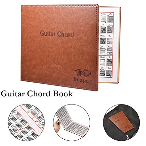 EXCEART Livro de Acordes de Guitarra Música Folclórica Caderno de Acordes de Guitarra para Instrumen