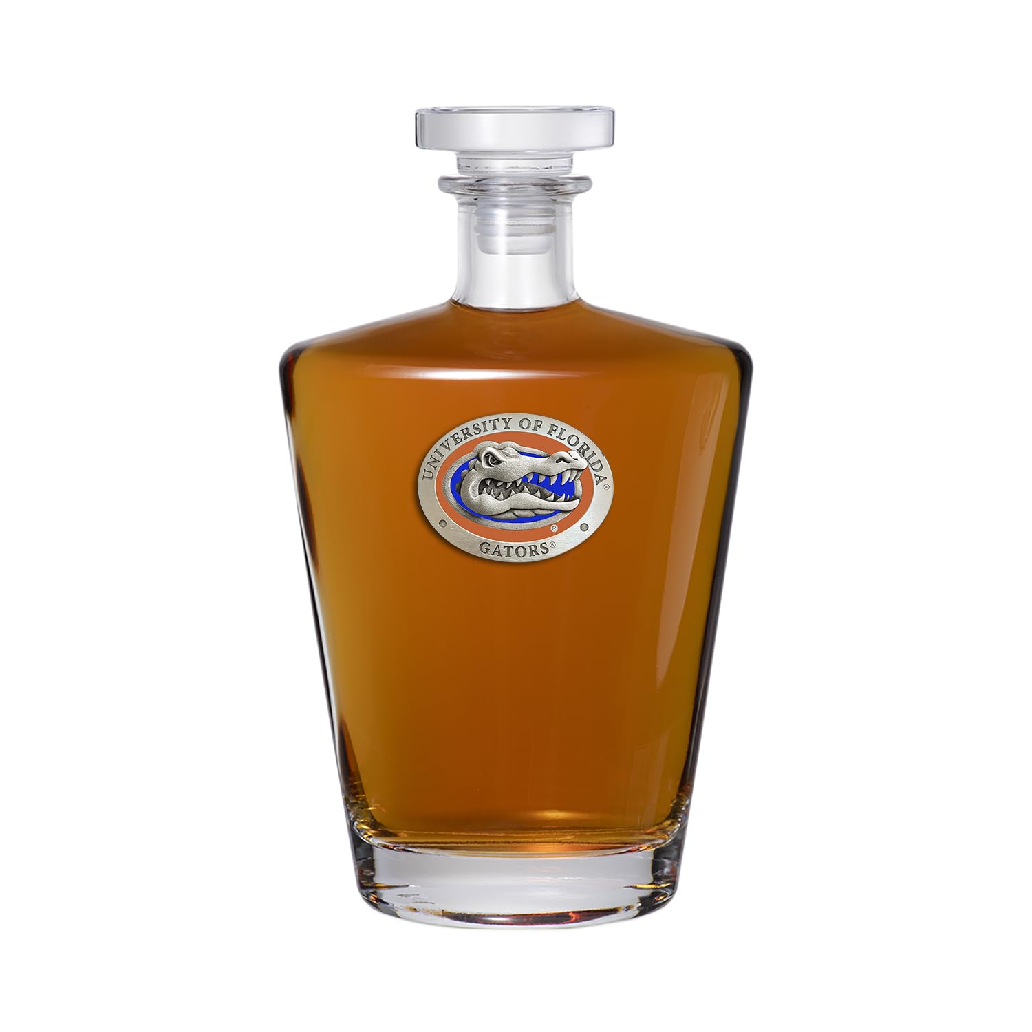 Heritage Pewter University of Florida Royal Decanter | 30 OZ Liquor Pourer | Expertly Crafted Pewter Glass
