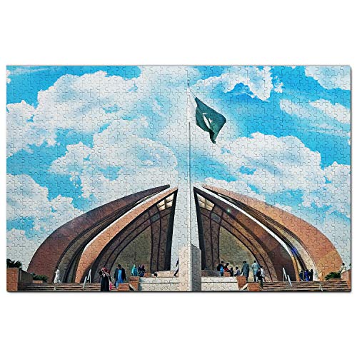Pakistan Jigsaw Puzzle 1000 Piece Pakistan Monument Islamabad Pakistan Puzzle Travel Souvenir Wooden